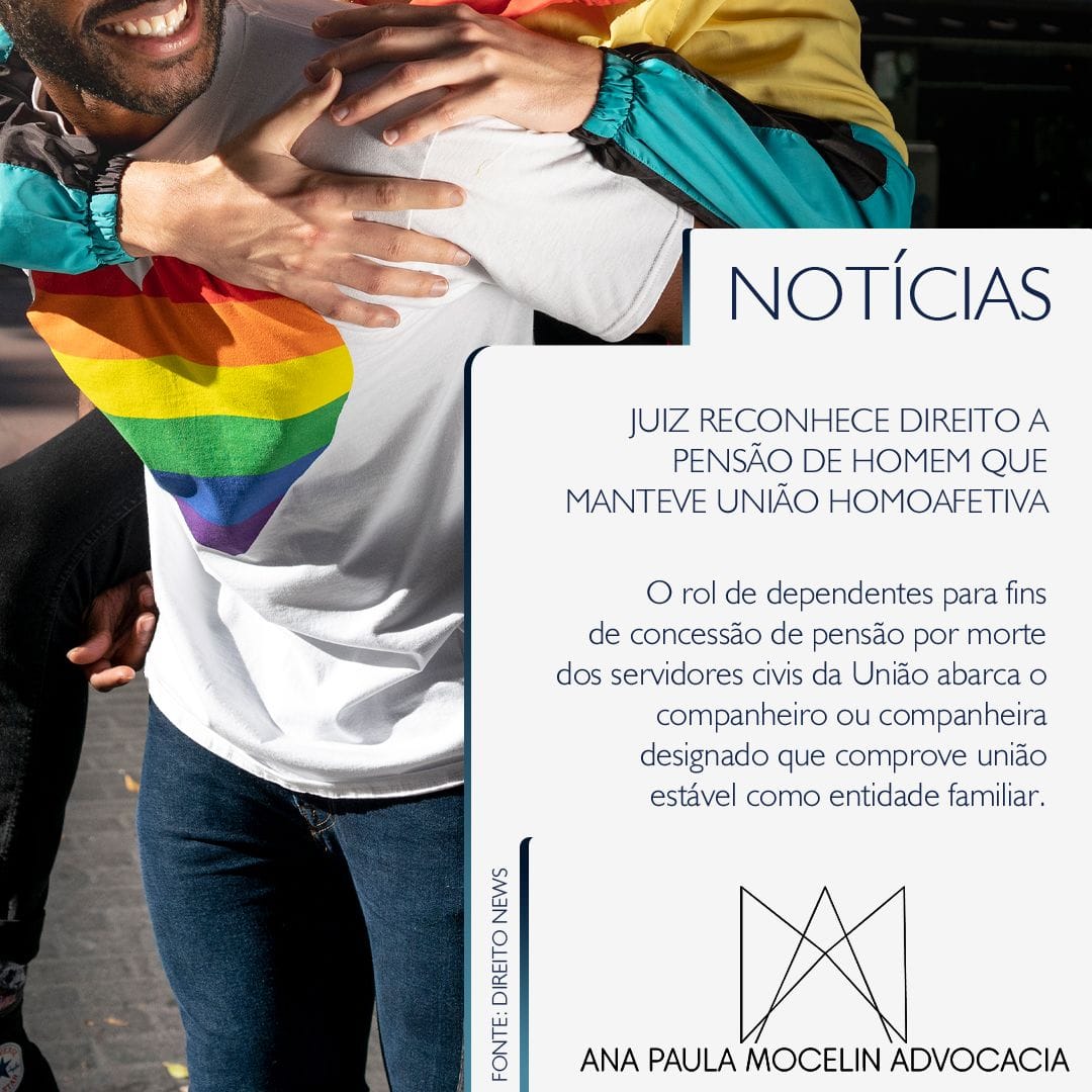 UNIÃO HOMOAFETIVA PENSÃO