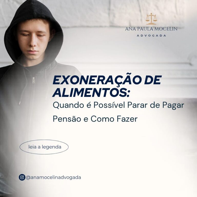 Jovem de moletom com capuz olhando para baixo, ilustrando post sobre exoneração de alimentos para filho maior de idade